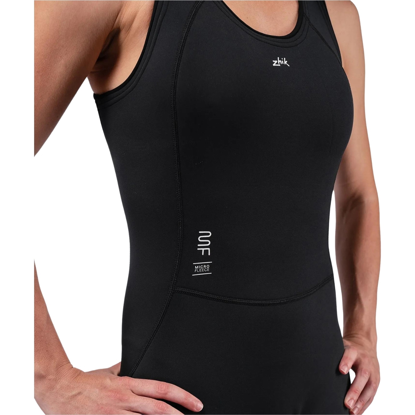 2026 Zhik Mujer Microfleece Performance Sailing Combinación Neopreno Skiff - Black